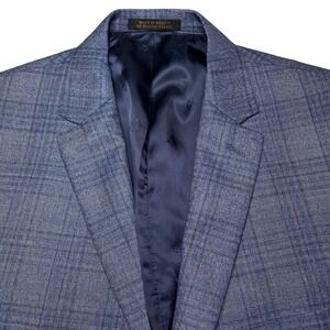 Jos A Bank Reserve Sport Coat 48L 2B2V Lanificio di Pray Tailored Fit Plaid